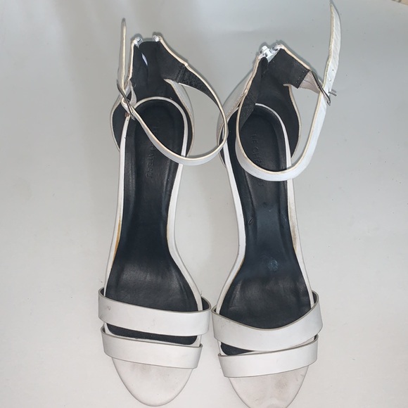 4” White Wedge Heel - Picture 2 of 5